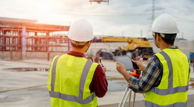 Iprosurv drones in construction